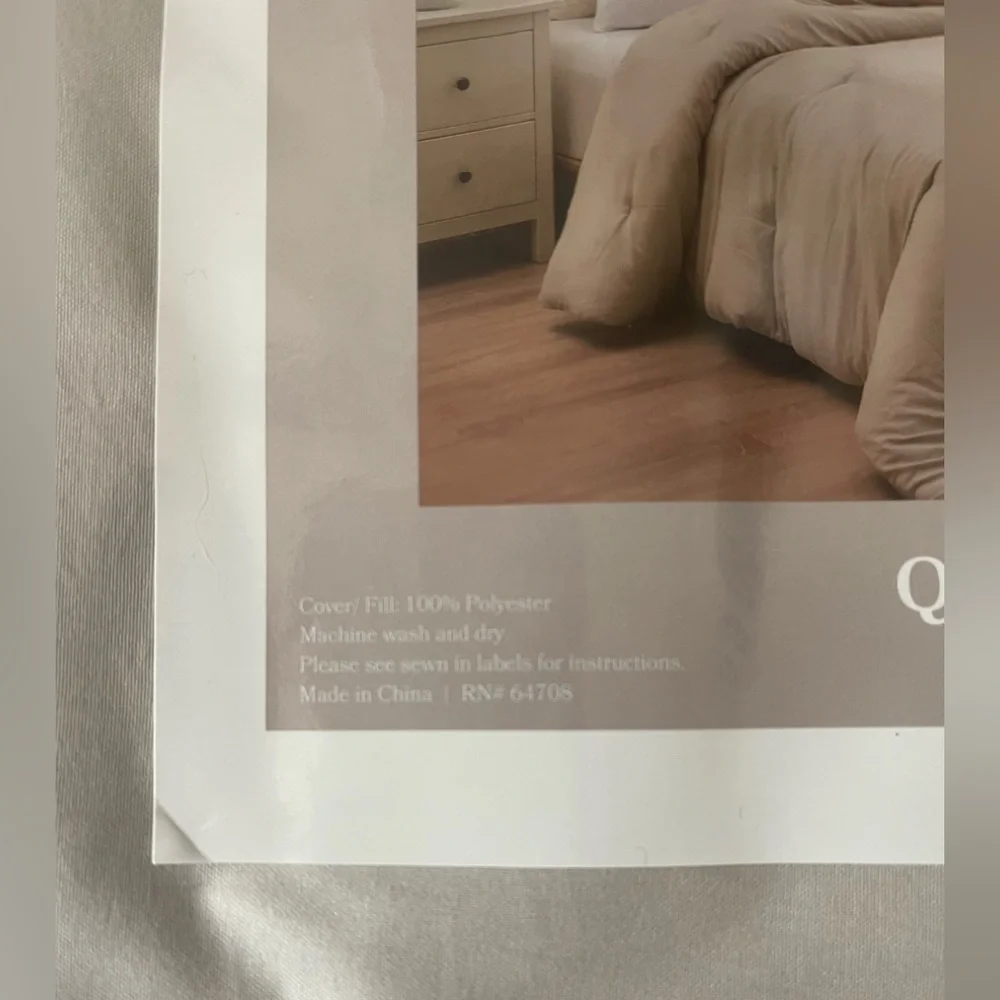 Sand&Snooze Bedding Garment Washed Queen Size Comforter